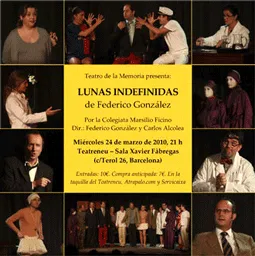 Portada del DVD de la obra Lunas Indefinidas.