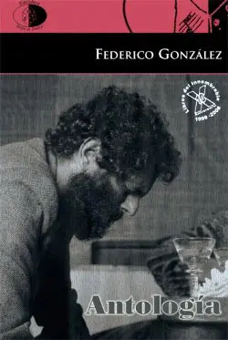 Portada Antología con foto de Federico González