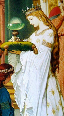 La doncella del Grial.